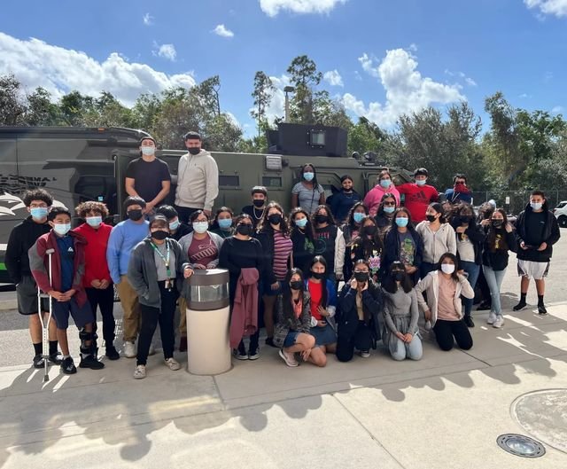 The Immokalee Foundation recently took 46 8th grade students on an exciting field trip to the Collier County Sheriff's Office for the ultimate behind the scenes tour.